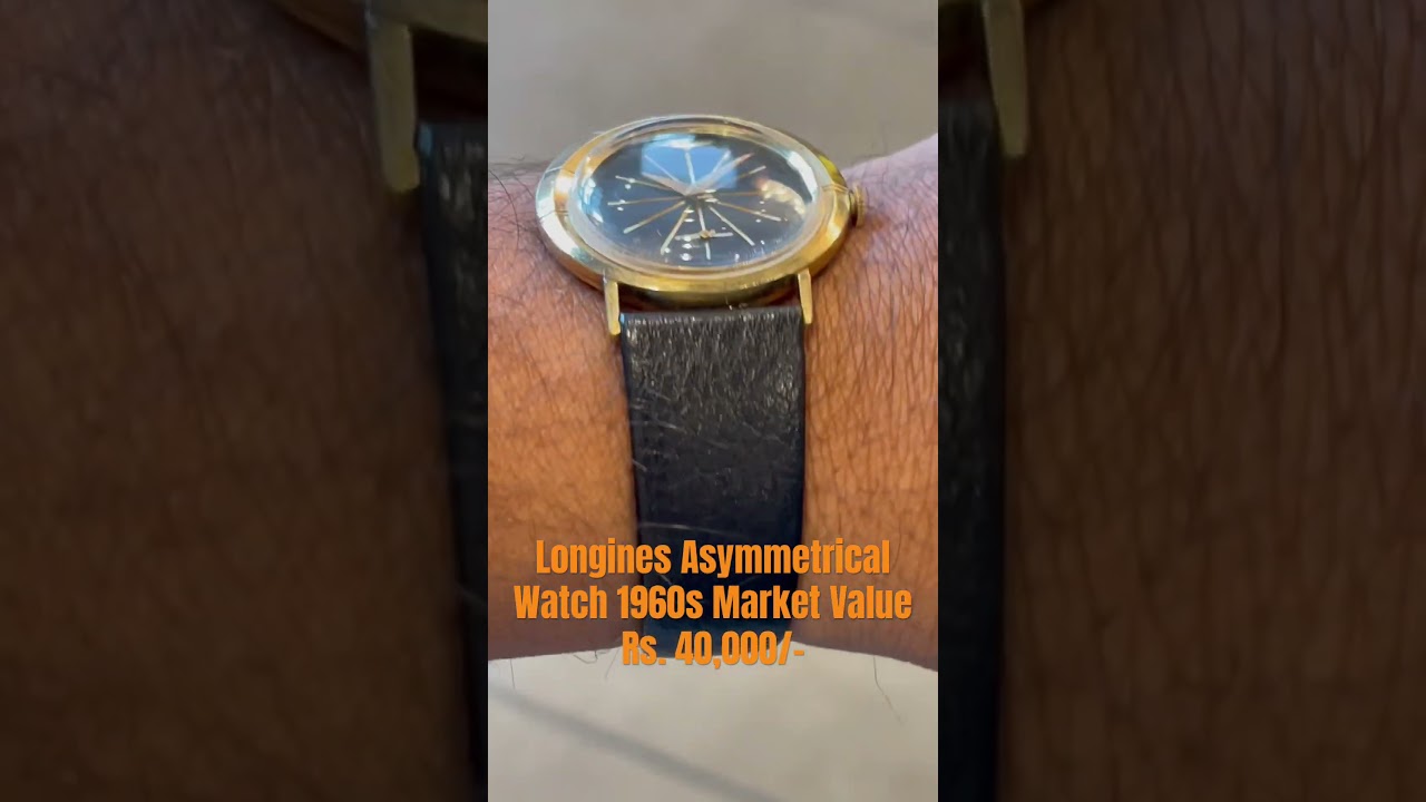 Longines Watch asymmetric Vintage 1960s $600 #longineswatches #longineswatch