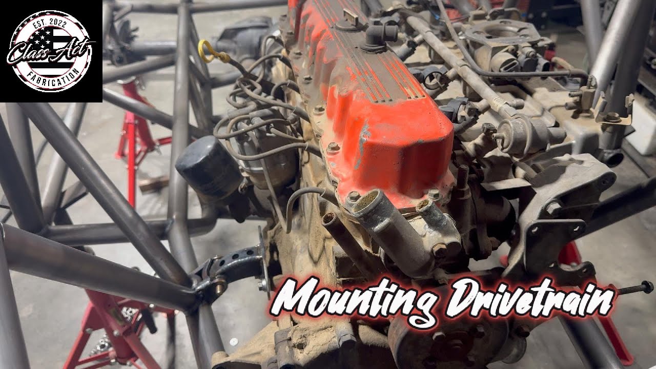 Budget buggy Ep. 3 Mounting Drivetrain