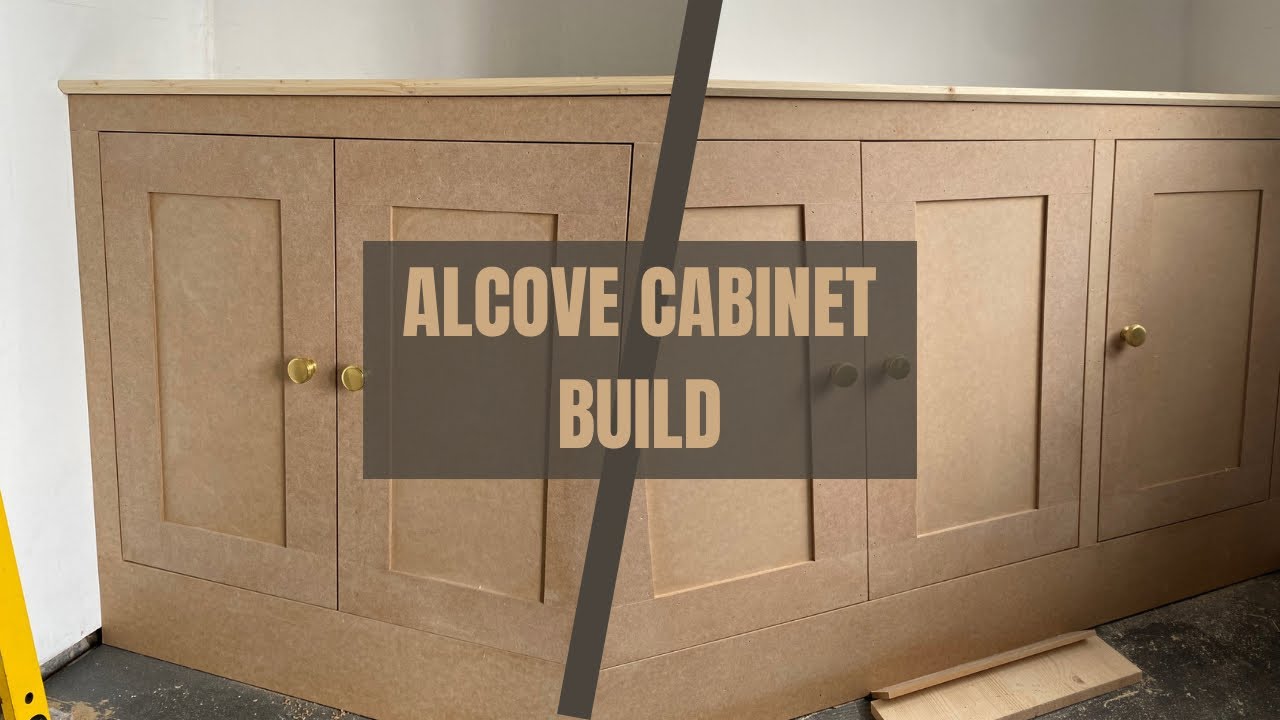 Built-in alcove cabinets - build photo video