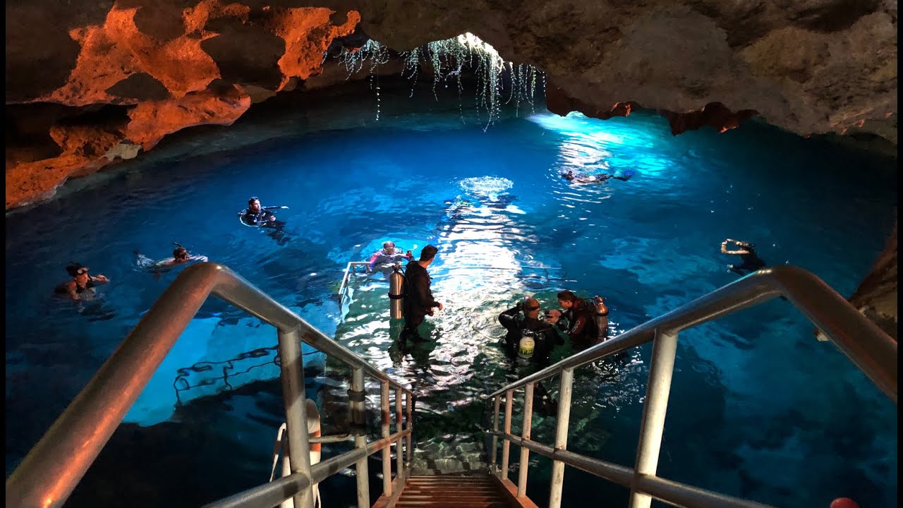 Diving the Famous Devil's Den Spring in Florida!