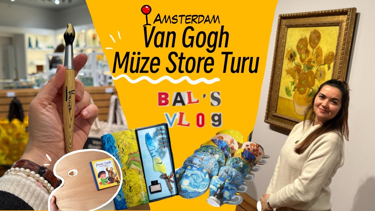 Van Gogh Museum Store | Hediyelik Eşya Turu #amsterdam #vangogh 