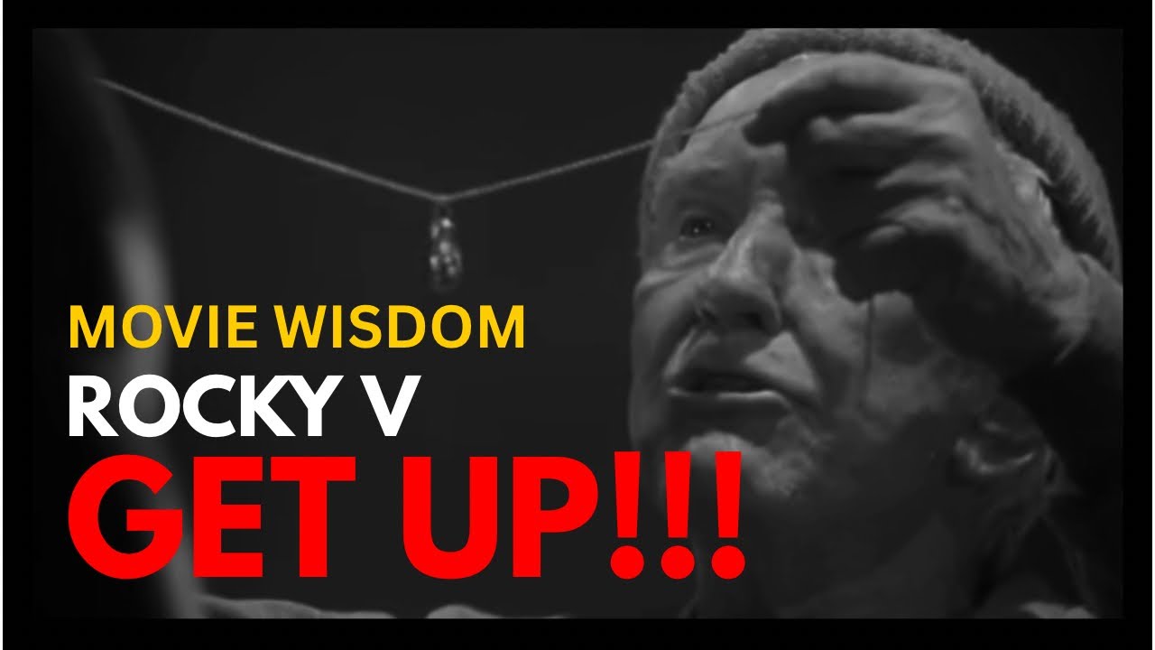 MOVIE WISDOM: ROCKY V - GET UP!!! | Reaction Video