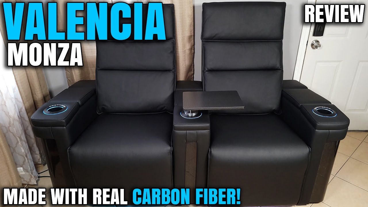 My New Home Theater Seats! | Valencia Monza Carbon Fiber Seating Review