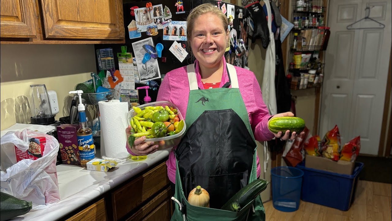 Late season garden harvests 