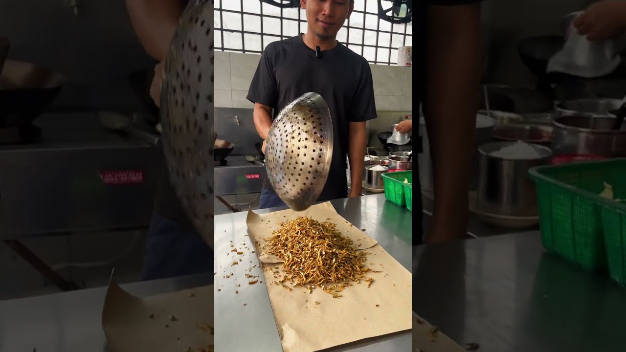 Tips Cara goreng ikan bilis rangup Dan cantik || Rizal tomyam