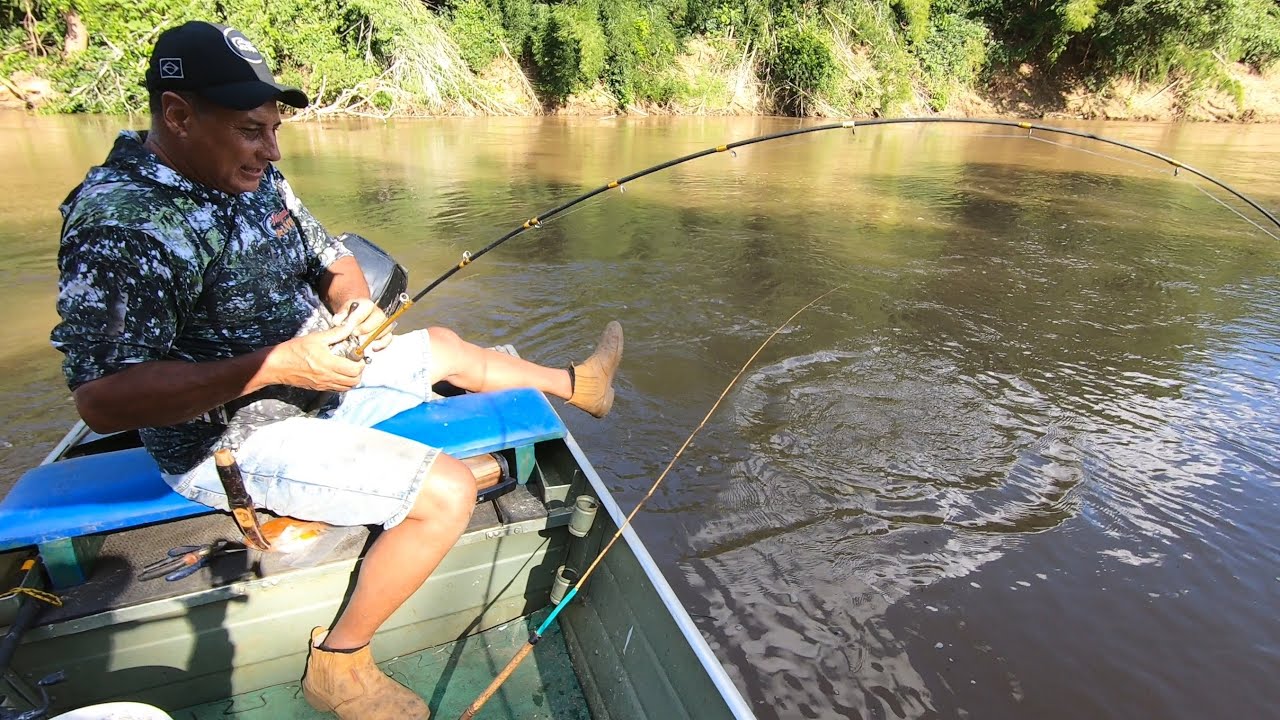 ESSA ISCA DO RIO FUNCIONA MESMO PRA PEIXE GRANDE!!!