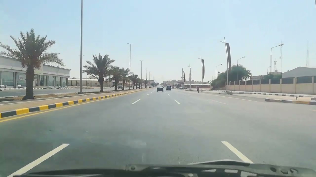 Saudi Arabia Hafar al batin। Kuwait border। King Abdul Aziz Road Saudi Kuwait border।