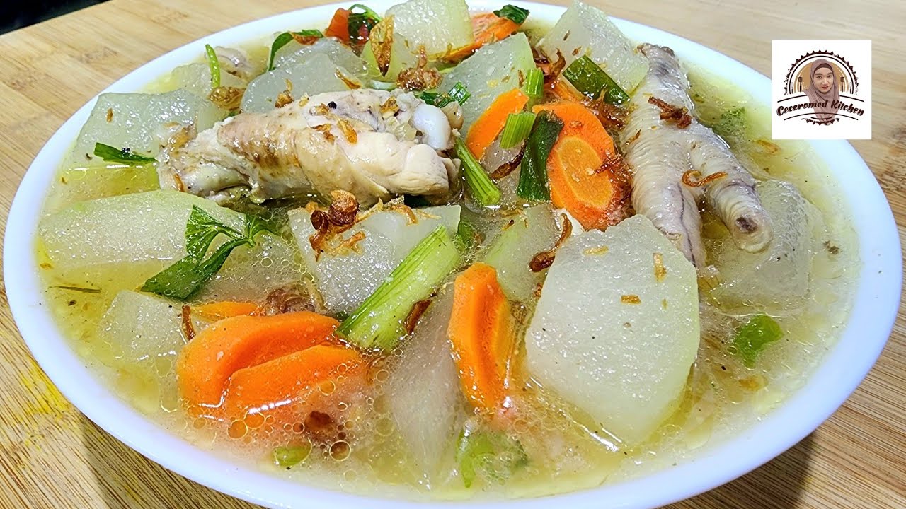 СУП ИЗ КУРИЦЫ И ФРУКТОВ С ГЛЮТЕНОМ, ПРОЗРАЧНЫЙ И СВЕЖИЙ, САМЫЙ ВКУСНЫЙ ПРОЦЕСС ПРИГОТОВЛЕНИЯ ФРУК...