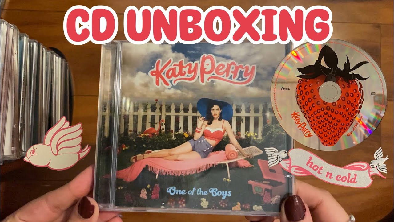 katy perry - one of the boys (2008) CD unboxing [ thrifted CD ]
