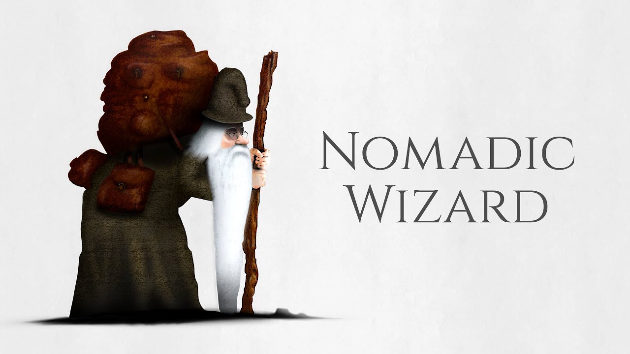 Nomadic Wizard - Fantasy Illustration