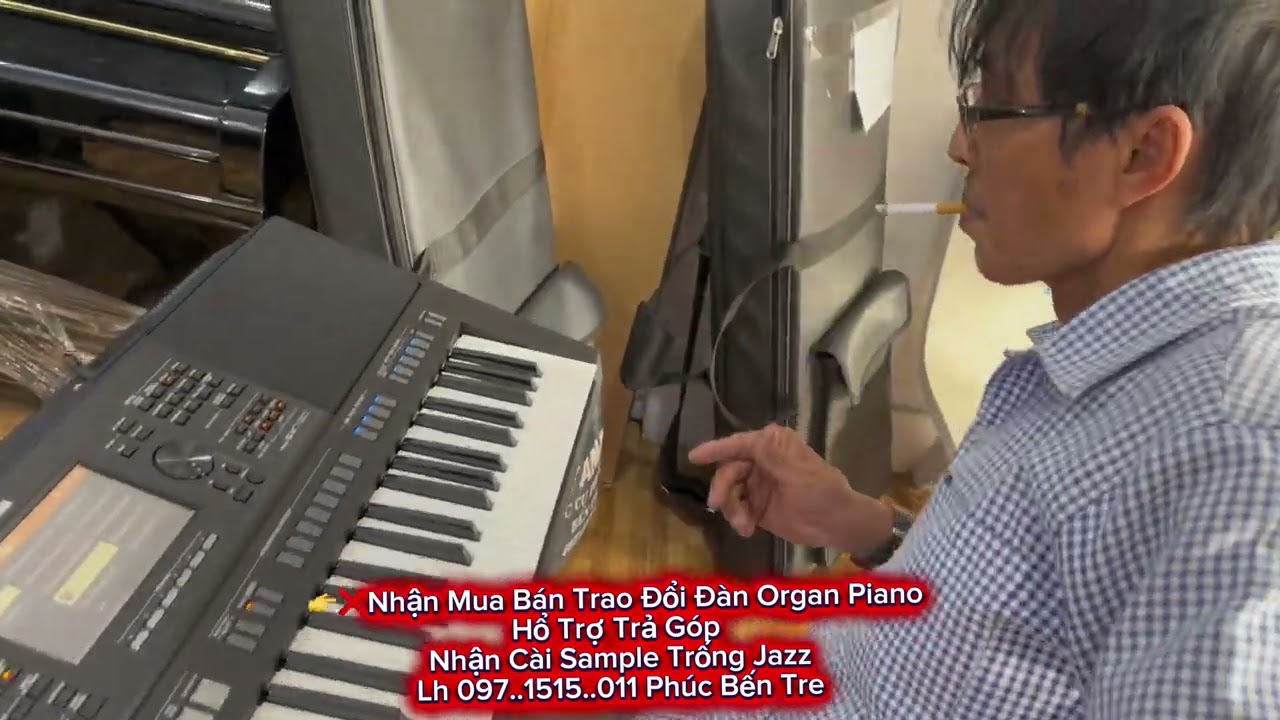 Khui Thùng Yamaha SX720 Cài Sample Trống Jazz Khen Quá Trời|Lh Đàn Sample 0971515011 Nhạc Cụ Bến Tre