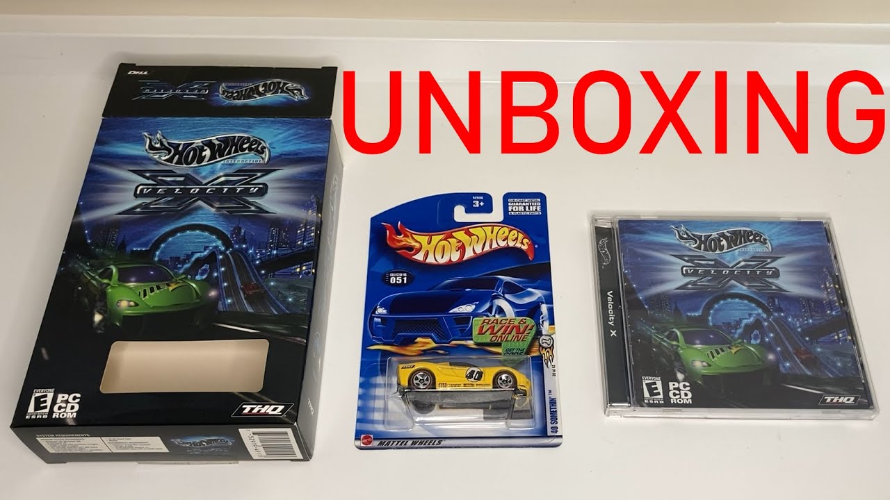 Hot Wheels Velocity X: Original Game Unboxing!