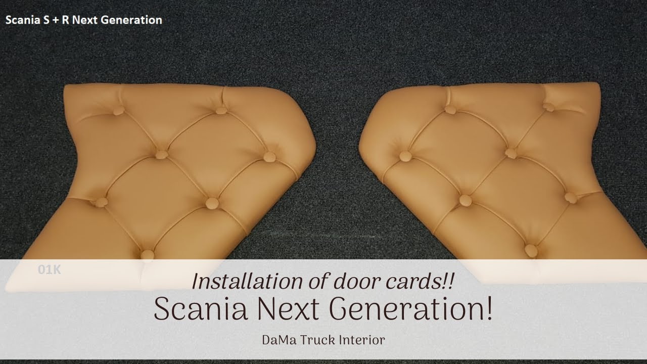 Door cards to fit Scania Next Generation 🚪🛠🚚💨