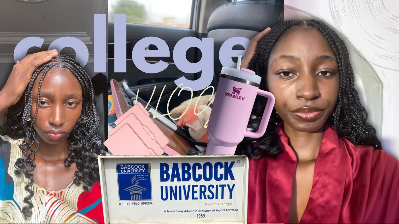 back to school at Babcock University ⭐ | preparation, paperwork & hair day