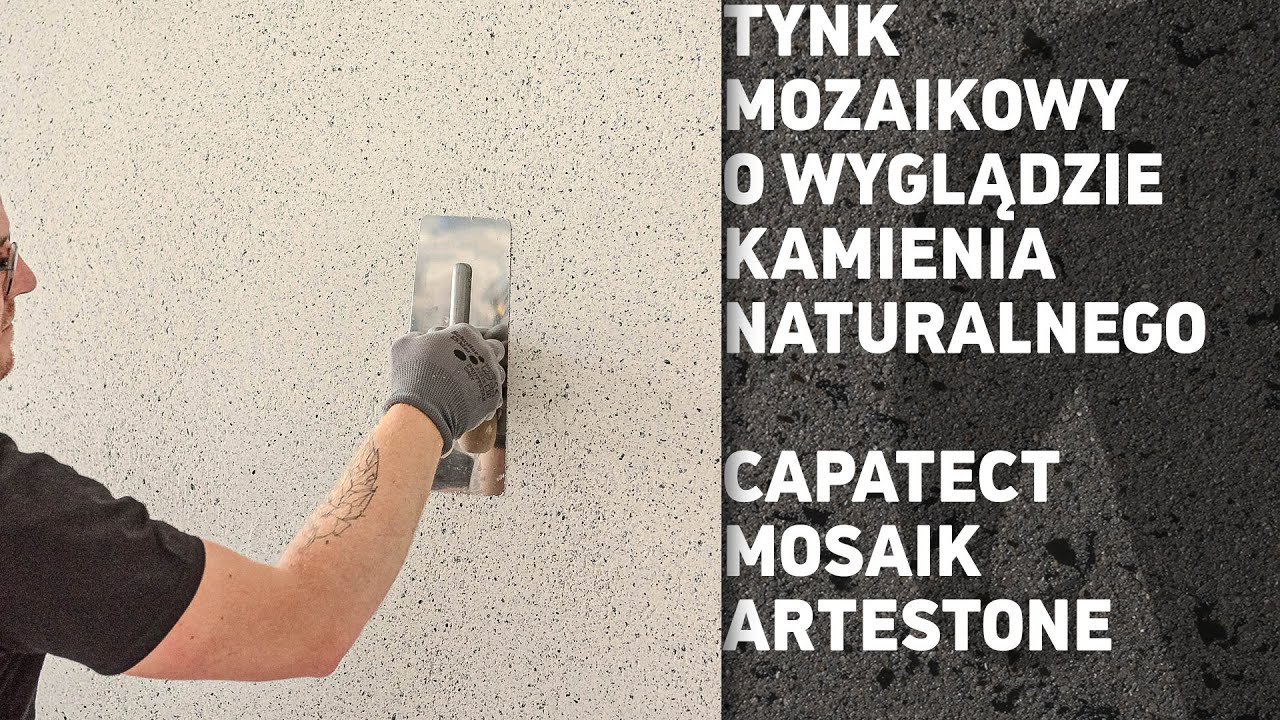 Tynk mozaikowy o wyglądzie kamienia naturalnego Capatect Mosaik ArteStone. Aplikacja krok po kroku.