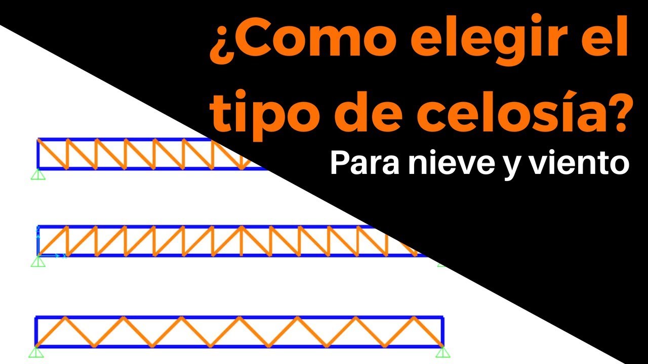 ¿Qué celosía elegir para cargas de nieve y para cargas de viento?