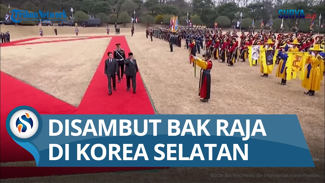 Presiden RI Prabowo Tiba di Blue House Seoul, Disambut Langsung Presiden Korea Selatan