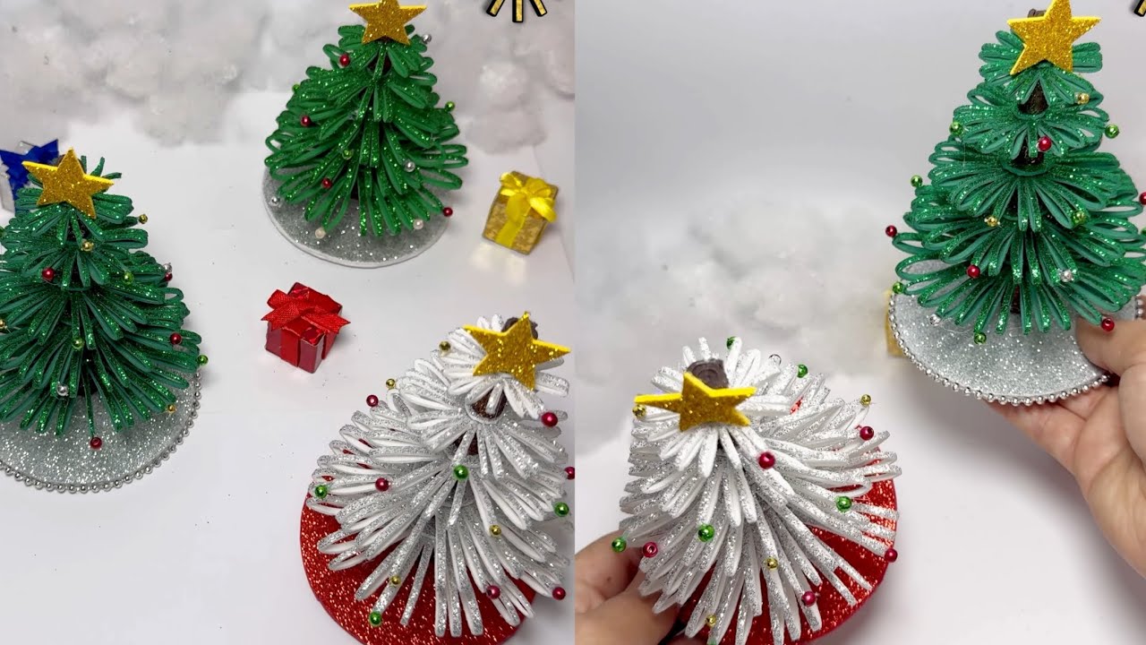 🎄🎅🎄HERMOSOS ADORNOS NAVIDE&Ntilde;OS☃️ de foami o goma Eva ideales para decorar 🔥