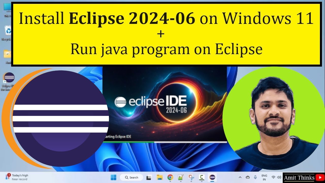 Как установить Eclipse IDE 2024-06 на Windows 11
