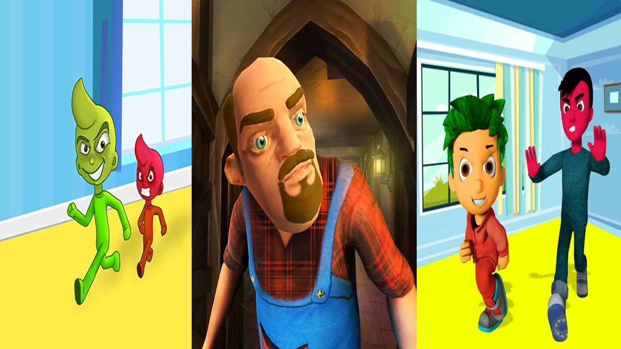 The Siblings 2020 vs Naughty Siblings 2020 vs Scary Stranger 3D (Android,Ios)