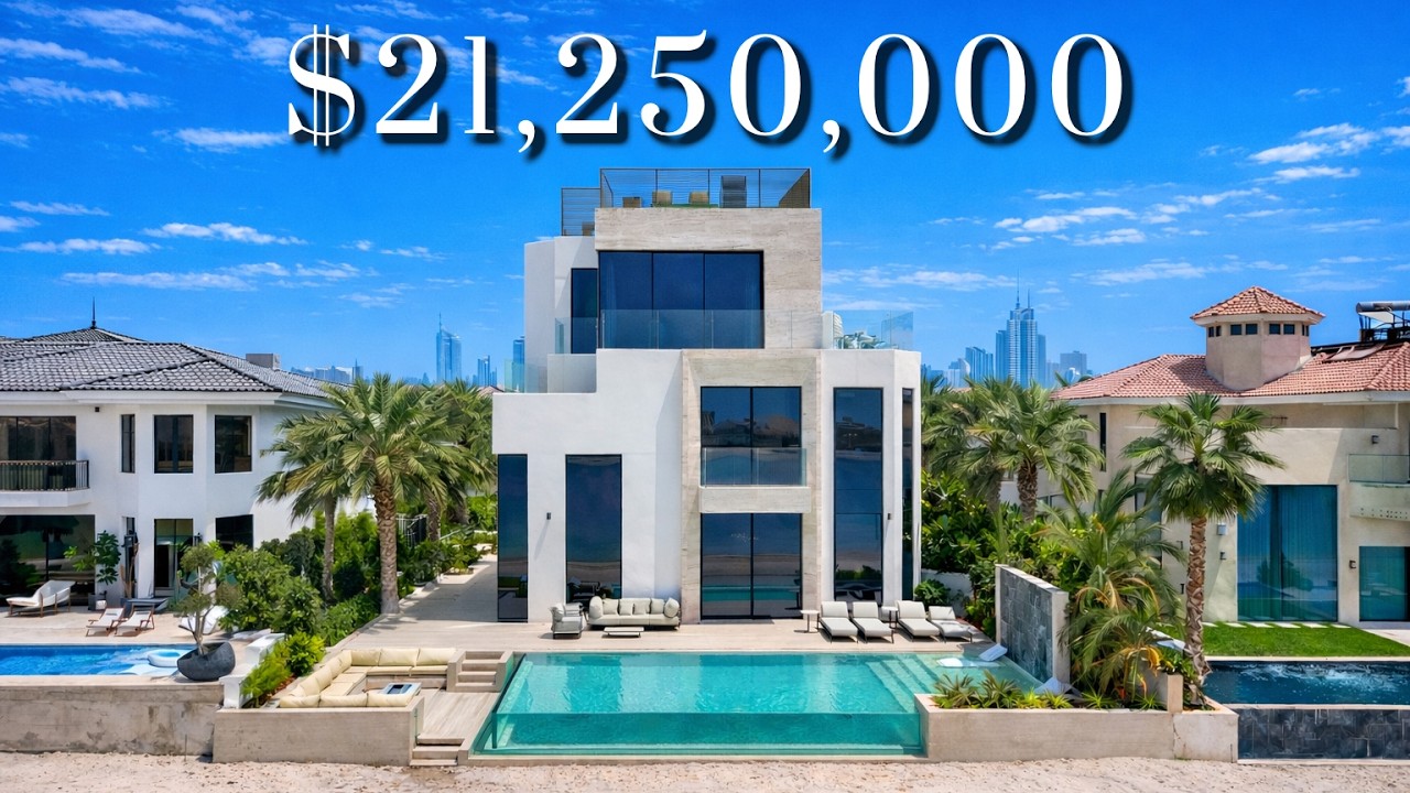 Inside a $21,250,000 ULTRA LUXURY Beachfront Villa - Palm Jumeirah, Dubai