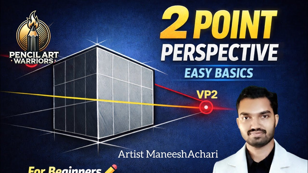Students ചെയ്യുന്ന Biggest Mistake ഇതാണ്! Two Point Perspective Correct Method