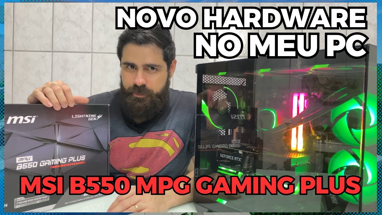 Precisei trocar a minha Placa Mãe! Dei bobeira! - Nova MSI B550 MPG Gaming Plus!