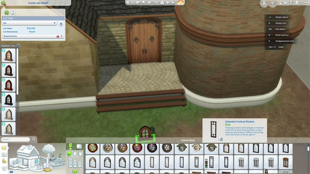 I transformed the Glimmerbrook bar in sims 4!!! (or at least I tried)