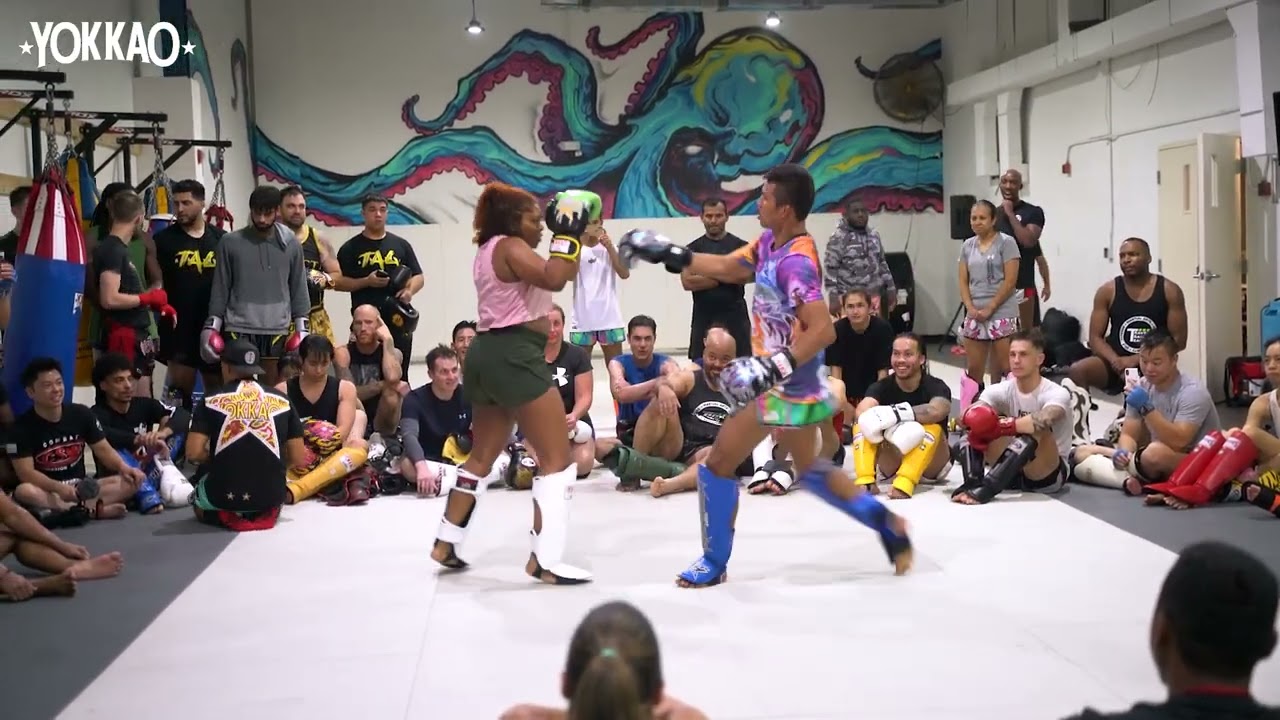 When Saenchai and Superlek land in Philadelphia, it's SPARRING time | YOKKAO Muay Thai Seminar TOUR