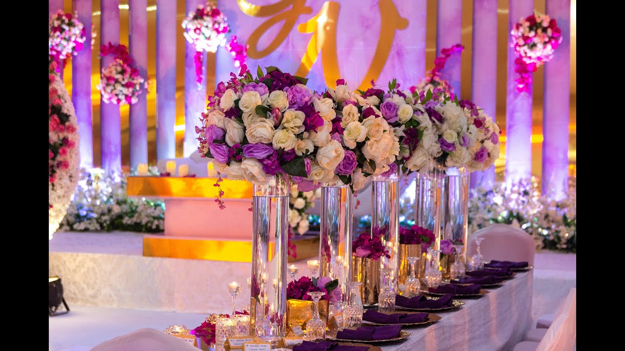 Purple Wedding Decoration|| Nigerian wedding