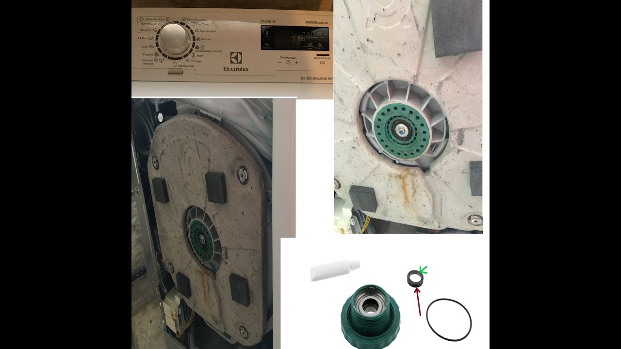 Changement d'un roulement de tambour de Machine à laver