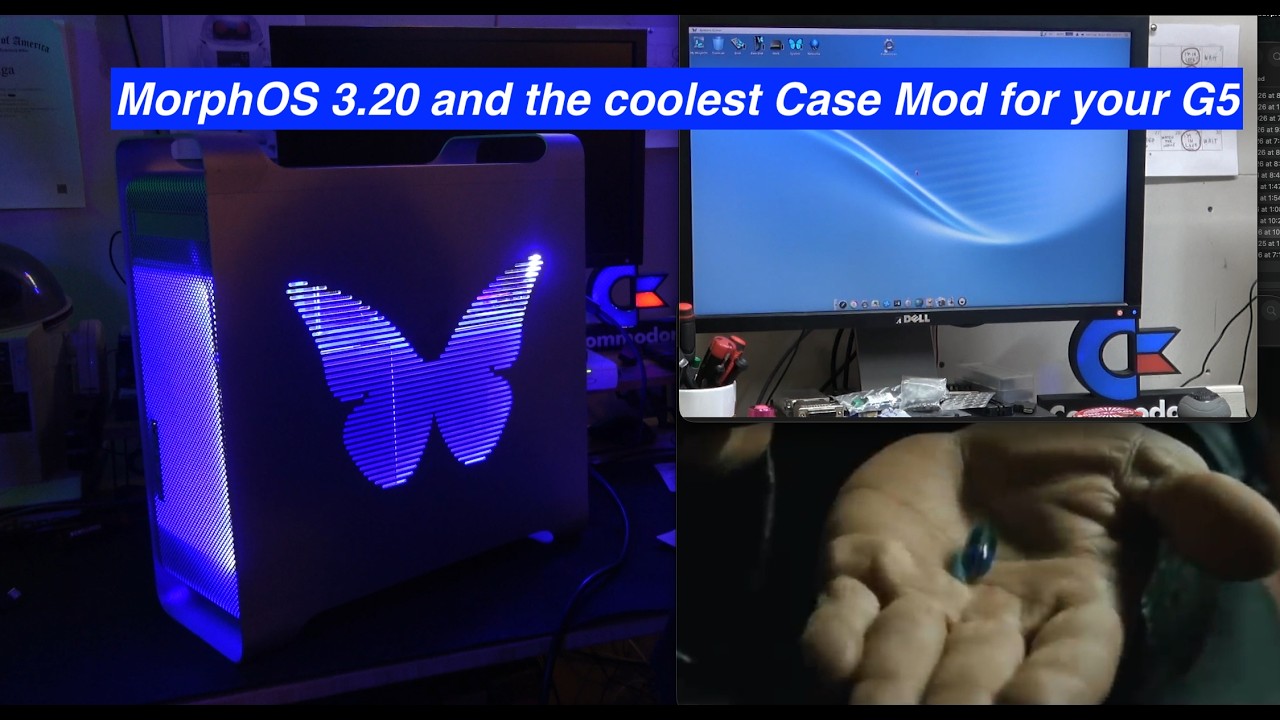 MorphOS 3.20 and Coolest case mod for your G5