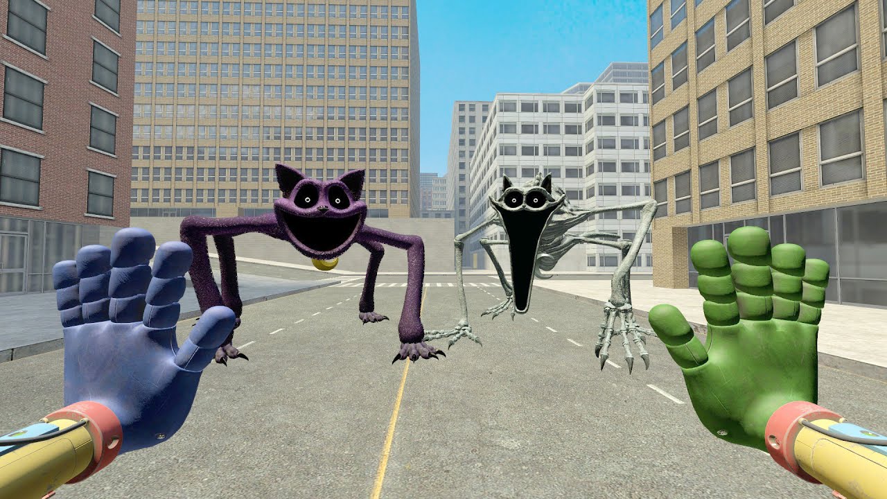 Nightmare CatNap & Normal CatNap From Poppy PlayTime Attacked ME in Garry's Mod Gmod