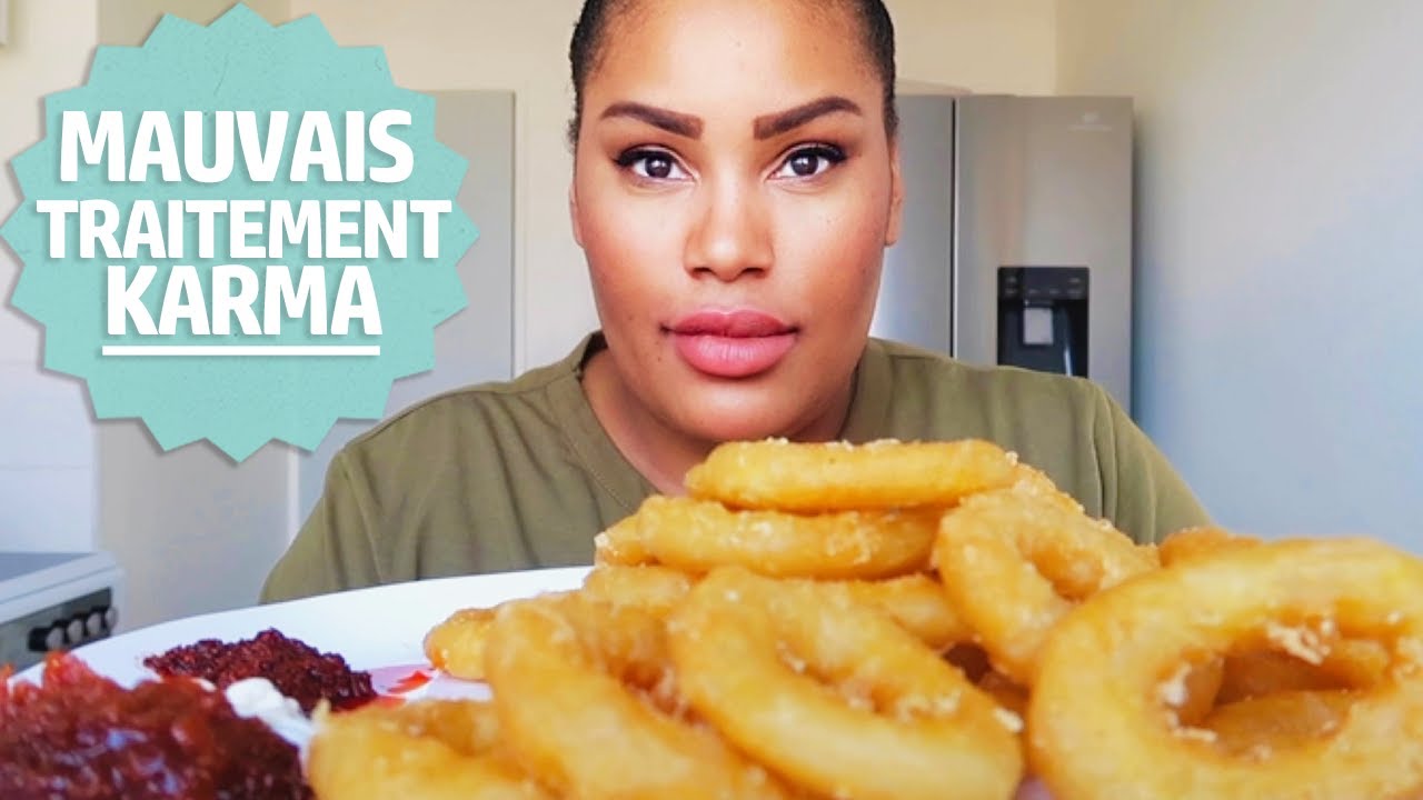 SQUID RINGS MUKBANG┃courrier du coeur #84