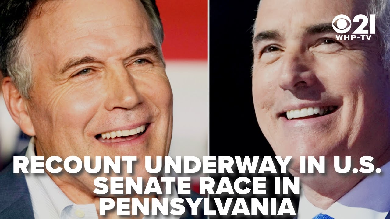 Presidential race receives 71,000 more votes than Senate race in Pennsylvania; recount underway