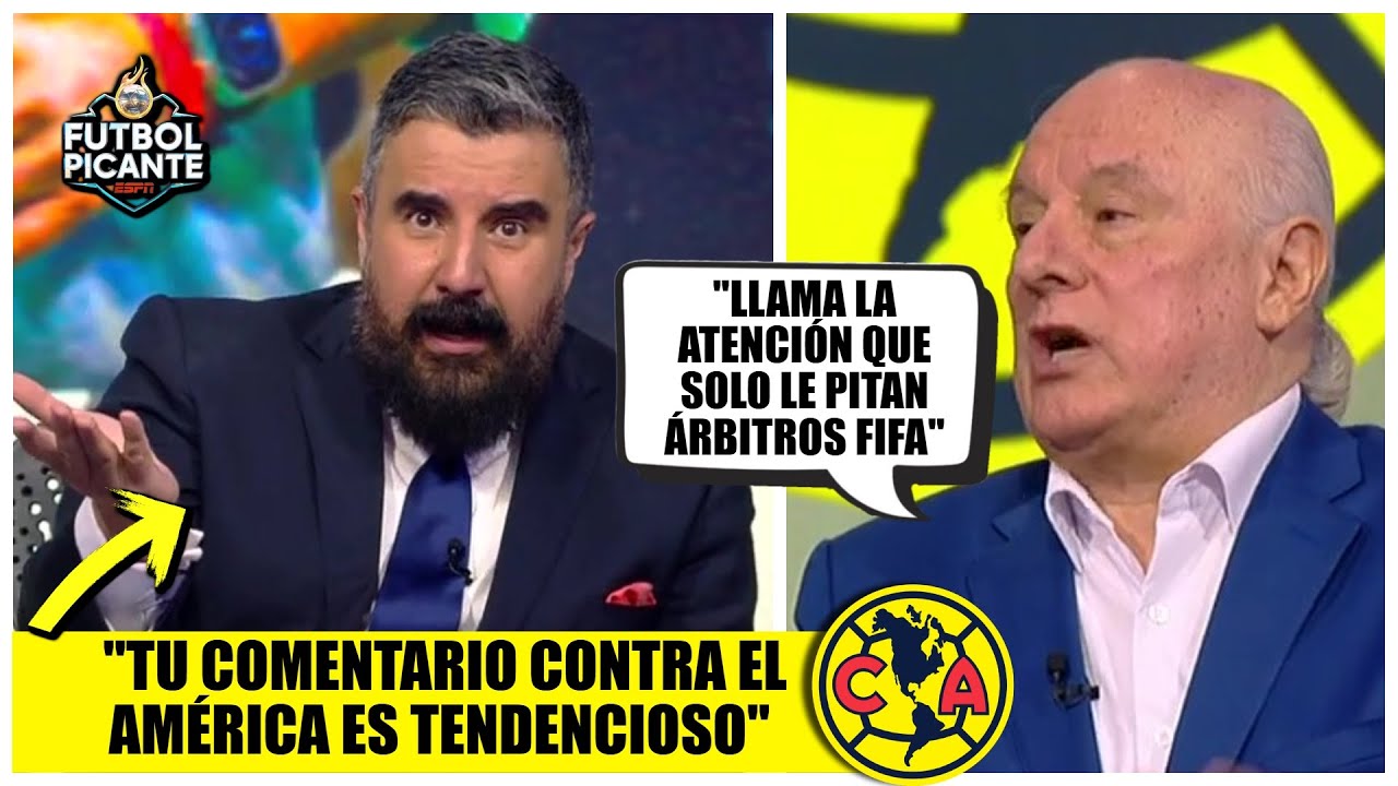 EXPLOTA LA DISCUSI&Oacute;N Brizio y &Aacute;lvaro Morales enfrentados por favoritismo al Am&eacute;rica | Futbol Picante