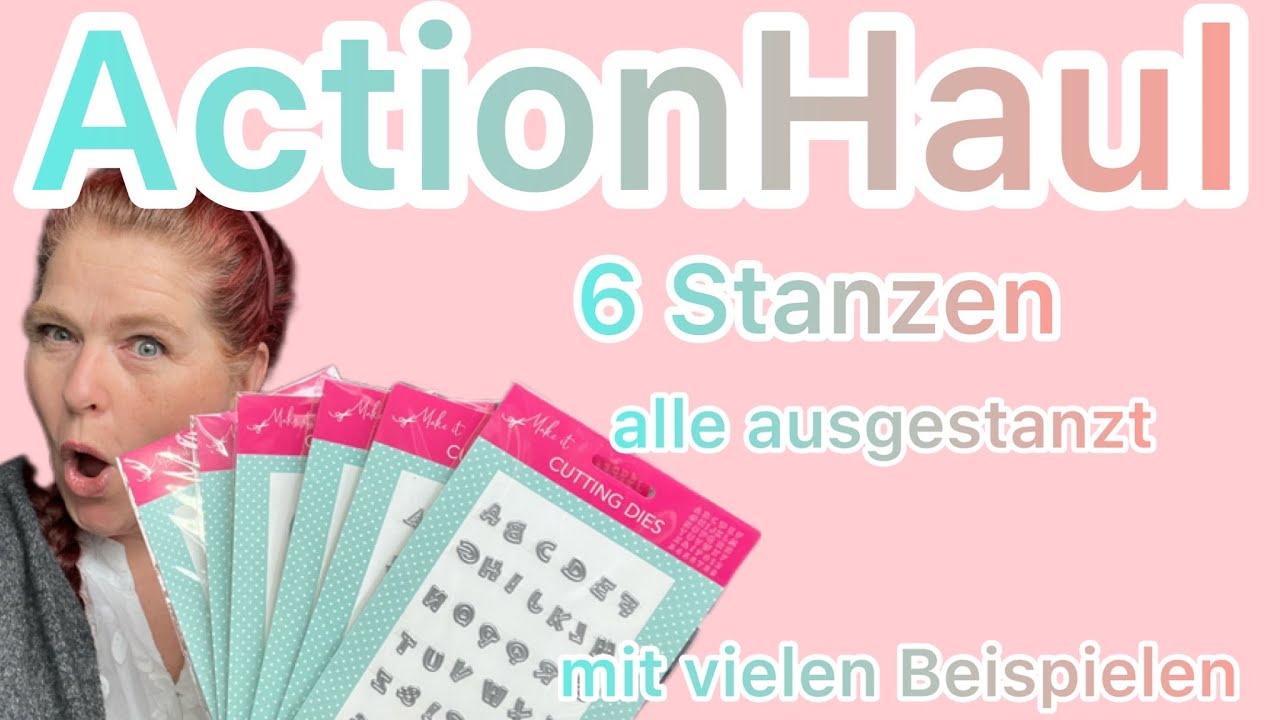 ActionHaul ❤️ 6 Stanzen❤️ alle ausgestanzt 🤩 mit Beispielen❤️ ich bin begeistert😱😱