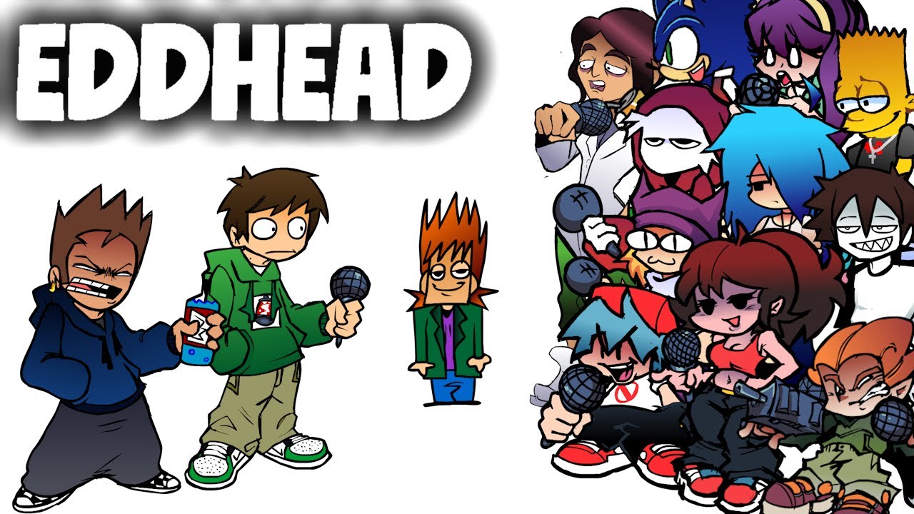 FNF EDDHEAD (17BUKS), но каждый ход используется другое прикрытие