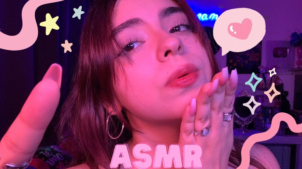 ASMR Besitos 💋 y Mouth Sounds✨MUY CERQUITA para que te duermas (sin hablar) | Blacky ASMR