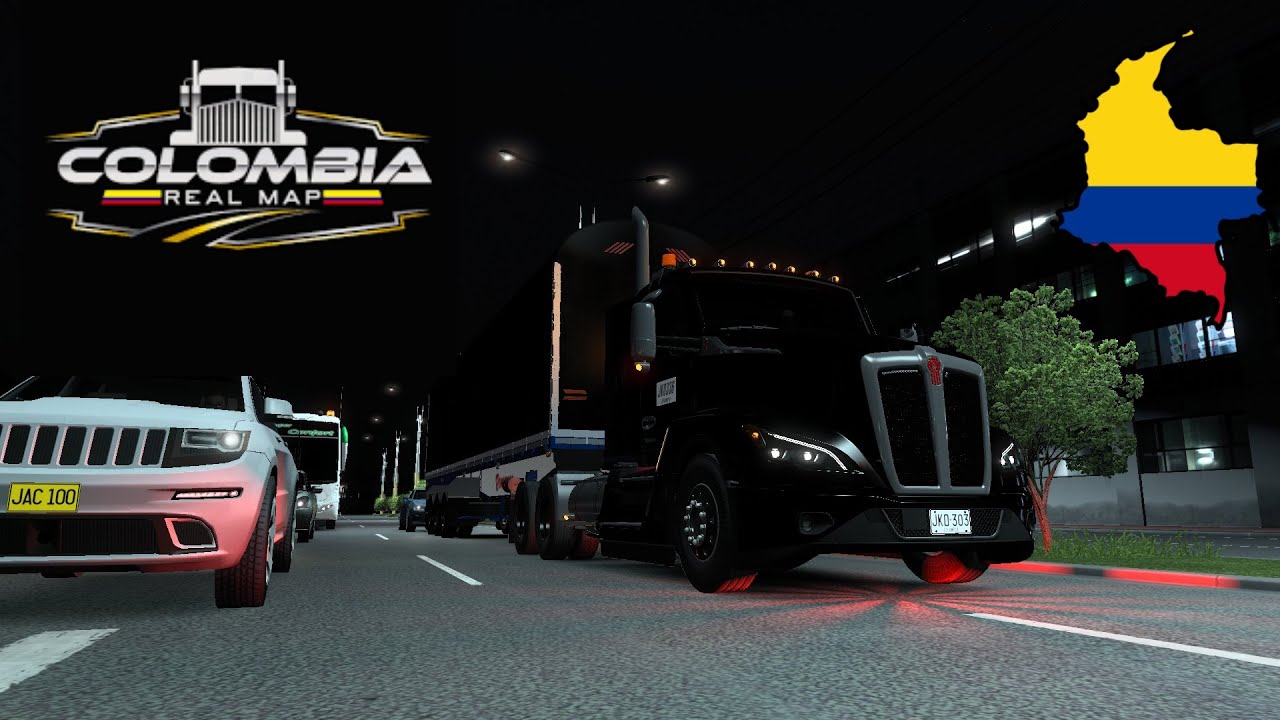 American Truck Simulador | Destino al Fusagasugá | ATS Colombia real map 