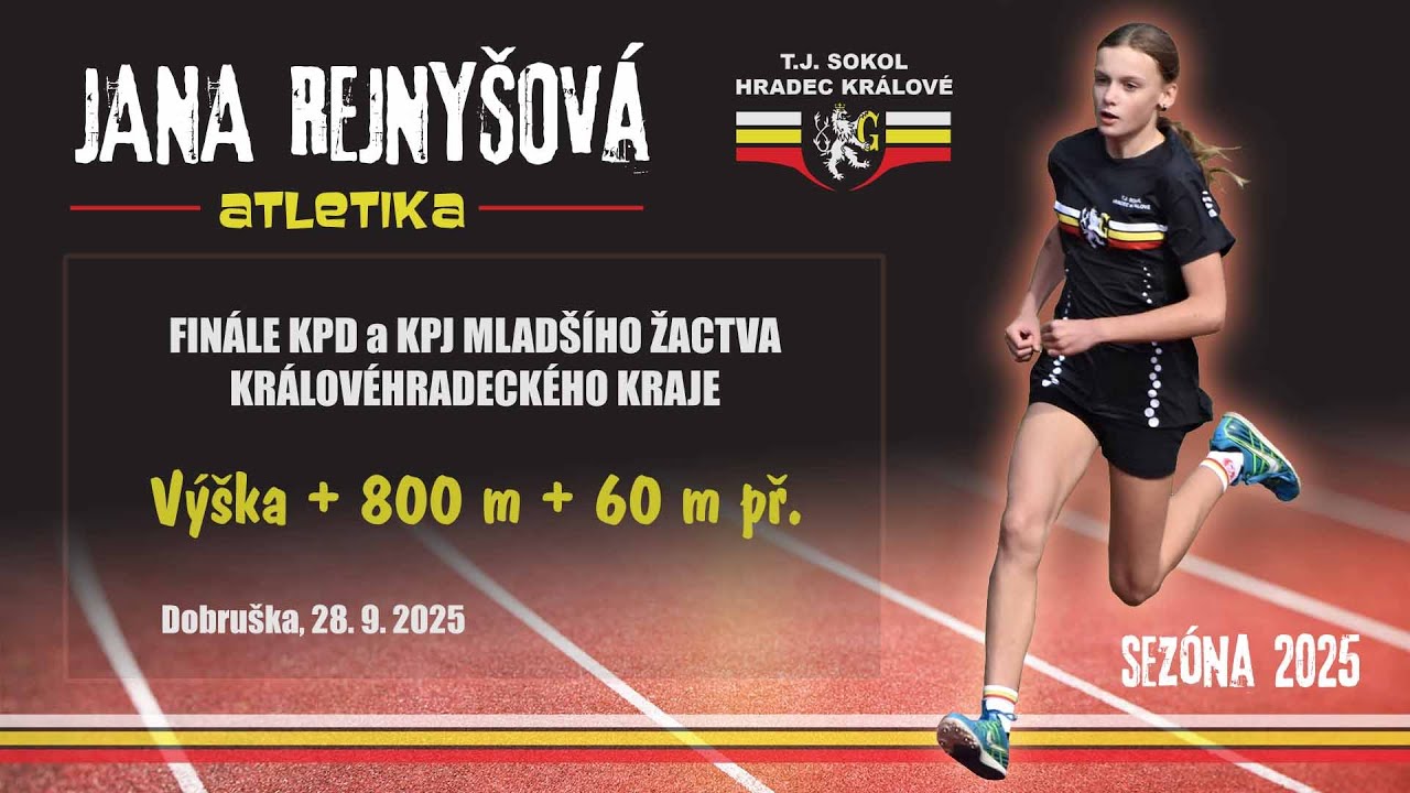 Atletika - Finále KPD a KPJ mladšího žactva Královéhradeckého kraje