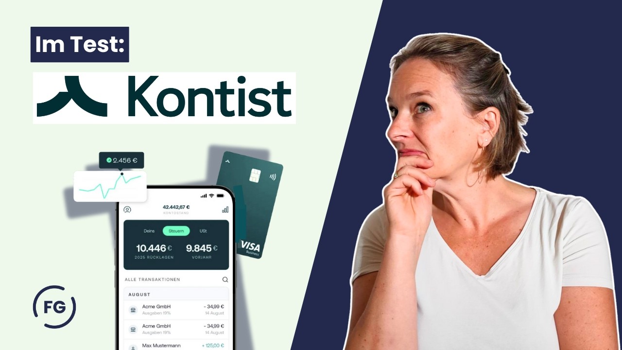 Das Kontist Geschäftskonto im Test - Banking, Buchhaltung & Steuer in einer App!💼📱
