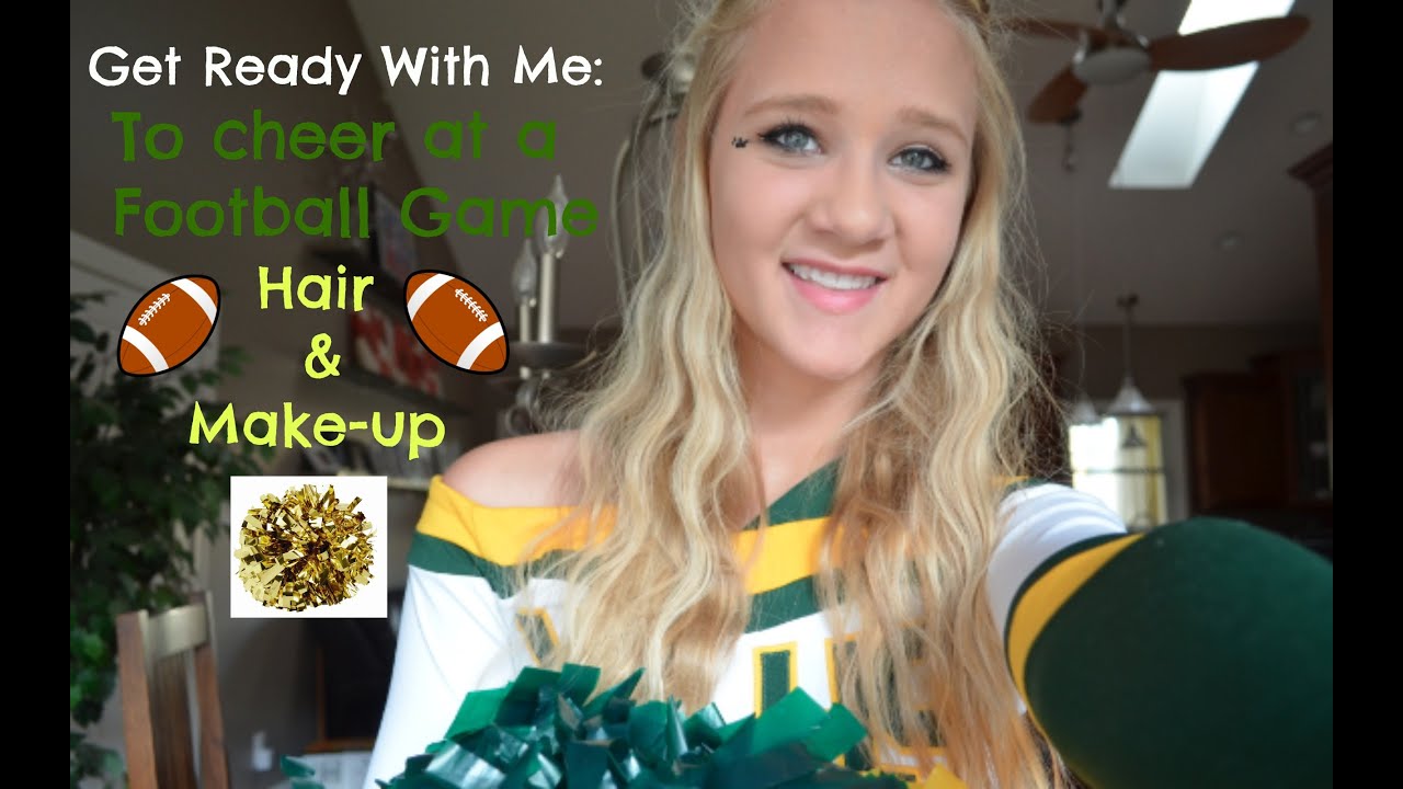 Get ready with me to cheer at a Football Game ♡