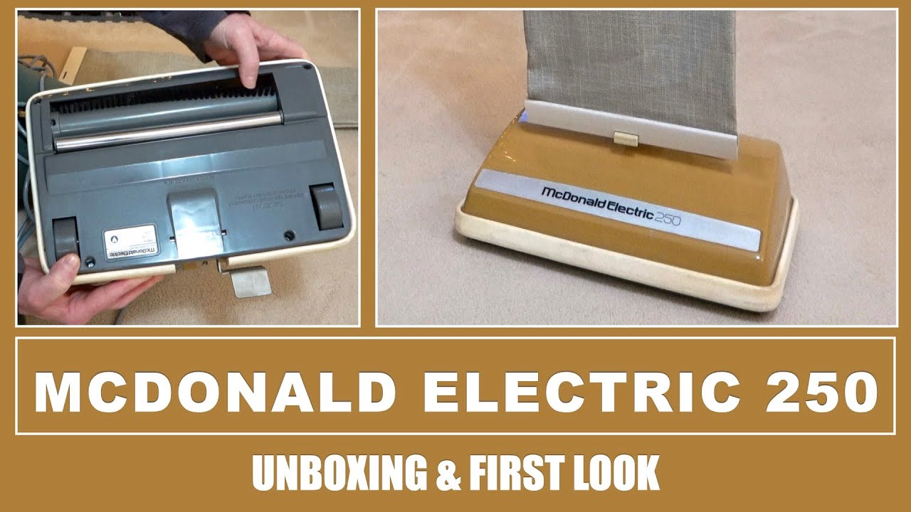 Распаковка и первый взгляд на вертикальный пылесос McDonald Electric 250 (Oreck 4000).