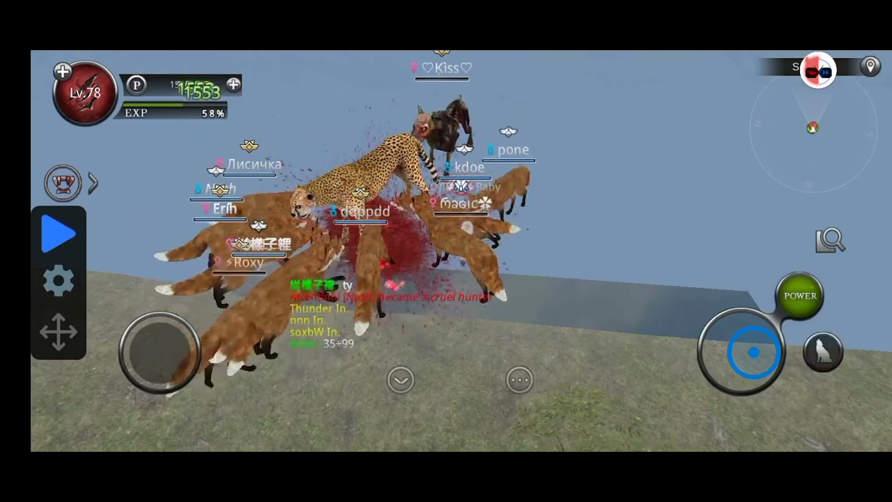 Fox Reach 80 with my pos 🦊✨ | Wild animals Online