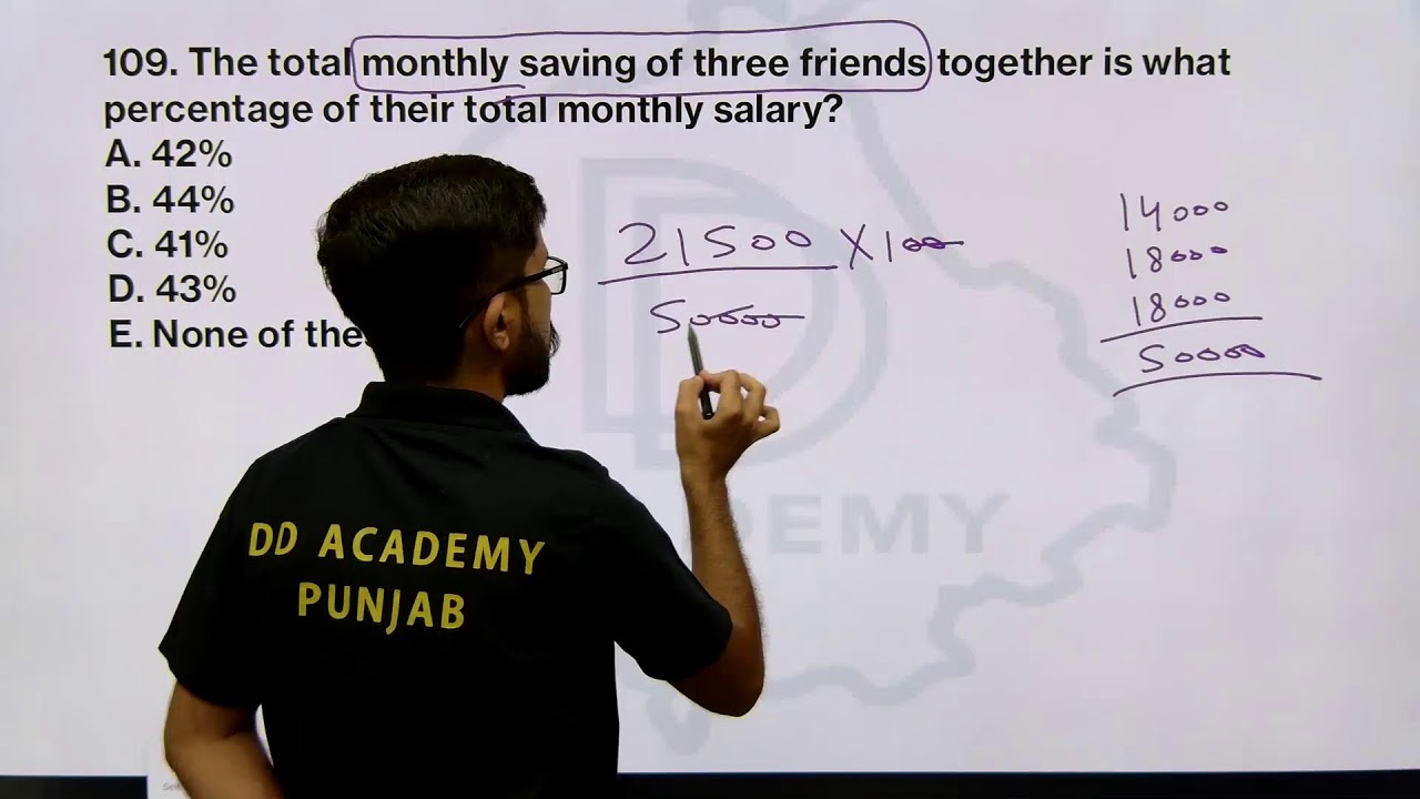 SBI Clerk Marathon 2025 | Maths | DD Academy Punjab | Best Coaching for bank Exam In Punjab