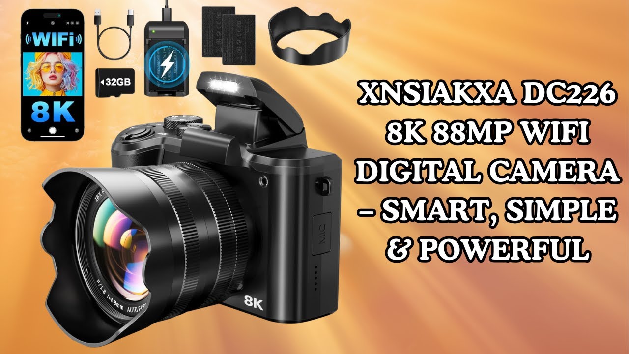 Can This 8K WiFi Camera Replace Your Phone? | XNSIAKXA Real Test Review