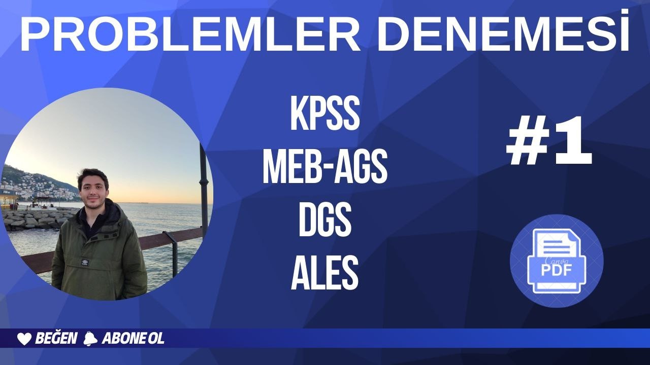 PROBLEMLER DENEMESİ #1 #kpss2026 #matematik #mebags #ales #dgs  #mebagsmatematik  #kpssmatematik