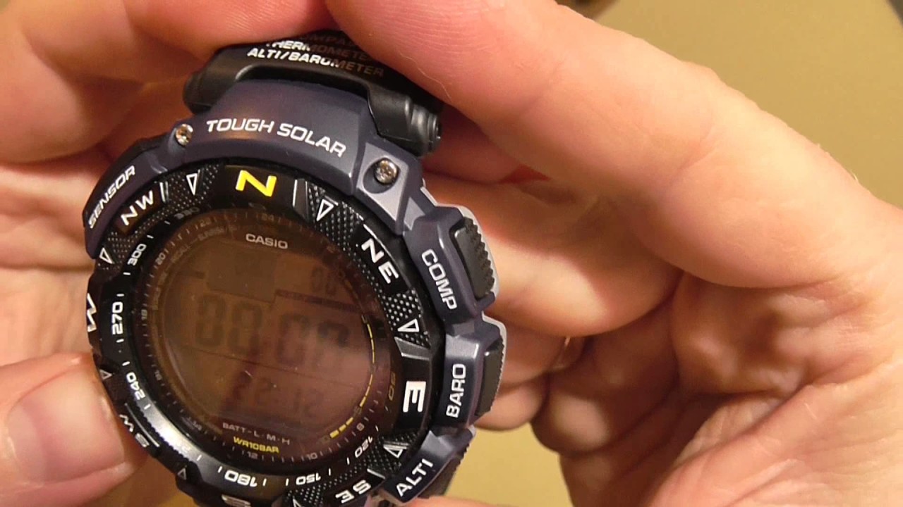 CASIO Pathfinder PAG-240B-2 (PRO TREK) модель, которая актуальна и на сегодня