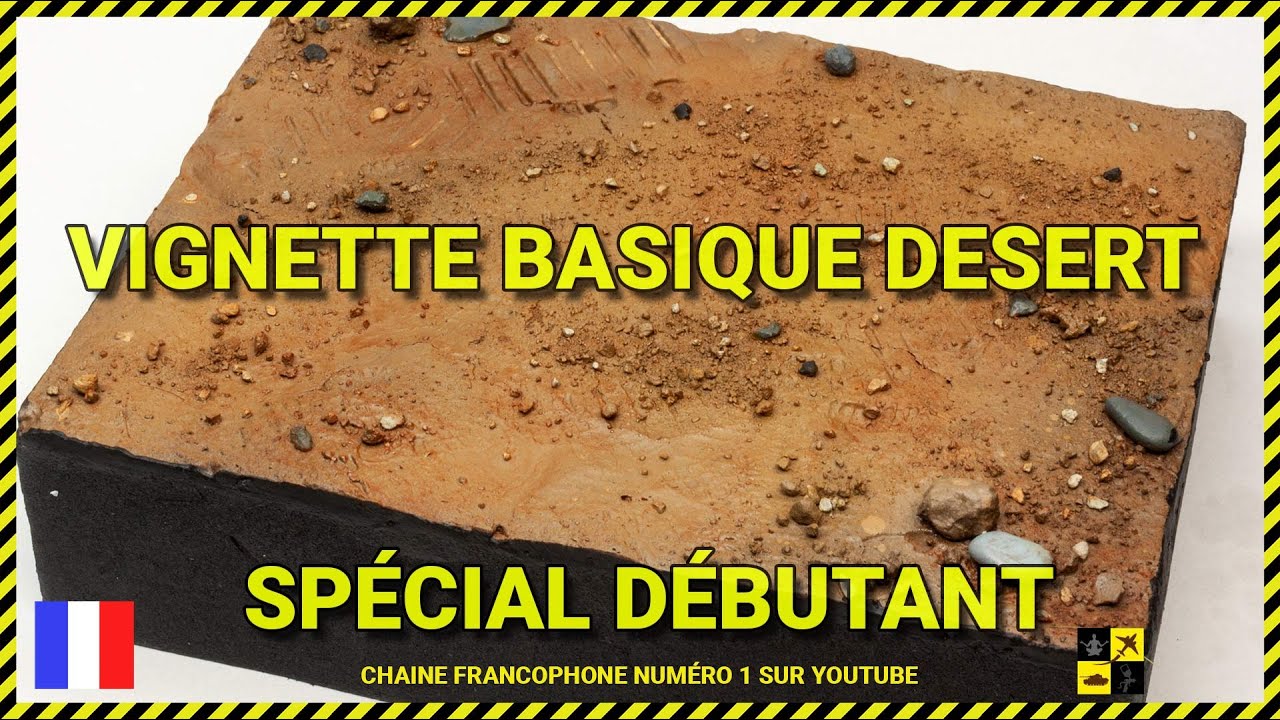 🛠 Plastikdream Maquette Diorama pour débutant: Scénette Desert.